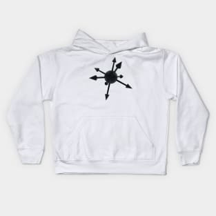 Illuminati Chaos Star Sigil - Secret Society Emblem Kids Hoodie